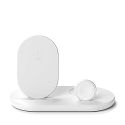 Беспроводное зарядное устройство Belkin 3 in 1 Wireless Charger 7.5 Вт белый