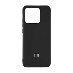 Клип-кейс (накладка) Silicone cover закрытый для Xiaomi Redmi 10A силикон, чёрный