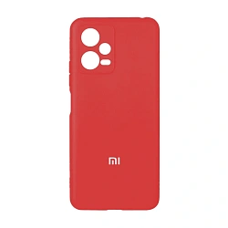 Клип-кейс (накладка) для Xiaomi Redmi Note 12 5G / Poco X5 5G силикон, красный