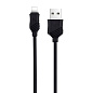 Сетевое зарядное устройство + кабель Lightning Hoco C12A 12 Вт, чёрный - 3