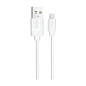 Дата-кабель Borofone BX55 Micro 1 м, белый