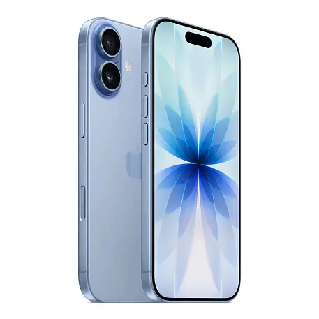 Смартфон Apple iPhone 17 256 ГБ голубой (1sim + eSim) - 2