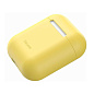 Кобура Baseus Ultrathin Series для Apple AirPods 2018 / 2019 силикон, жёлтый - 3