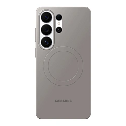Клип-кейс (накладка) Samsung Slim Magnet Case для Samsung Galaxy S26 Ultra полиуретан, поликарбонат, алюминий, серый