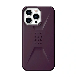 Клип-кейс (накладка) UAG Civilian для Apple iPhone 13 Pro поликарбонат, баклажан