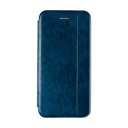 Чехол-книжка Premium для Honor 20 / Huawei Nova 5T искусственная кожа, синий со строчкой