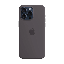 Клип-кейс (накладка)  Silicone Case MagSafe для Apple iPhone 15 Pro (Уценка) серо-коричневый
