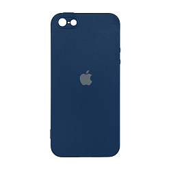 Клип-кейс (накладка) для Apple iPhone 6 / 6s силикон, тёмно-синий