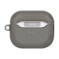 Кобура UNIQ Glase для Apple AirPods 3 термополиуретан, затемнённый - 3