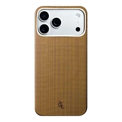 Клип-кейс (накладка) LLC Zylon для Apple iPhone 17 Pro Max зилон, светло-коричневый