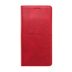 Чехол-книжка Premium Rich Boss для Apple iPhone 7 / 8 / SE 2020 / 2022 искусственная кожа, красный