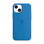 Клип-кейс (накладка) Silicone Case для Apple iPhone 13 силикон, голубой