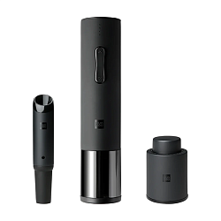 Винный набор Xiaomi Huohou Electric Wine Bottle Opener Luxury Gift Package (Уценка) чёрный