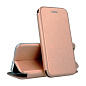 Чехол-книжка для Xiaomi Poco F3 искусственная кожа, розовое золото - 3