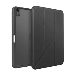 Чехол-книжка c отделением под стилус UNIQ Moven для Apple iPad Air 11" (2024 / 2025 / 2026) полиуретан, поликарбонат, серый