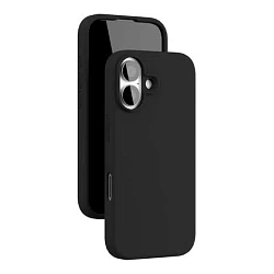 Клип-кейс (накладка) VLP LITE Mist Case Magsafe для Apple iPhone 17 силикон, поликарбонат, чёрный