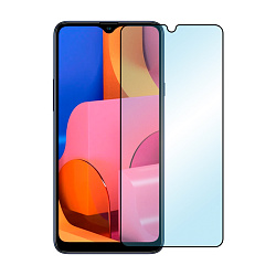 Защитное стекло 3D Premium для Samsung Galaxy A20s, черная рамка