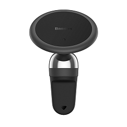 Автомобильный держатель Baseus C01 Magnetic Phone Holder (Air Outlet Version) (зажим) (Уценка) чёрный