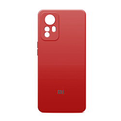 Клип-кейс (накладка) для Xiaomi Redmi Note 12S силикон, красный