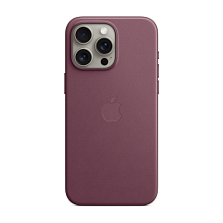 Клип-кейс (накладка) FineWoven Case MagSafe для Apple iPhone 15 Pro Max ткань, силикон, фиолетовый