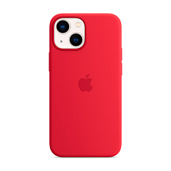 Клип-кейс (накладка) Silicone Case для Apple iPhone 13 Mini силикон, красный