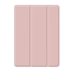 Чехол-книжка c отделением под стилус Mosbros Pin Yue для Apple iPad 10.9" (2022) / Apple iPad 11 (2025) пластик, силикон, розовый