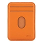 Кардхолдер uBear Split для Apple iPhone экокожа, оранжевый - 2