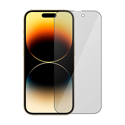 Защитное стекло Mocoll Privacy 2.5D для Apple iPhone 14 Pro Max / 15 Plus / 16 Plus, черная рамка