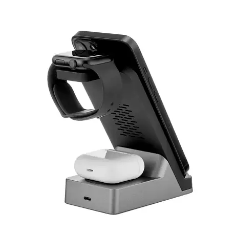 Беспроводное зарядное устройство Rocket Stand 3 in 1 22.5 Вт чёрный - 3
