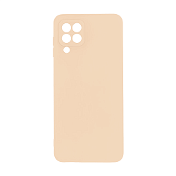 Клип-кейс (накладка) для Samsung Galaxy A22 / M32 / M22 силикон, пудровый