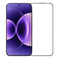 Защитное стекло Otao Clear 2.5D для Xiaomi 17 / 17 Pro, черная рамка