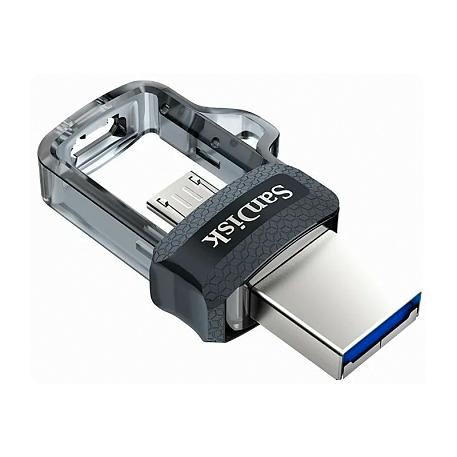USB-флешка SanDisk Ultra Dual Drive m3.0 256 ГБ (USB 3.0 (MicroUSB)) чёрный - 3