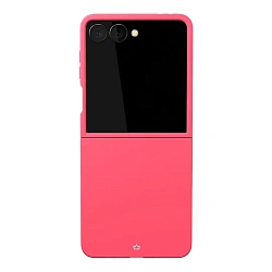 Клип-кейс (накладка) VLP Flex Case Magsafe для Samsung Galaxy Z Flip 7 поликарбонат, коралловый