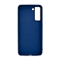 Клип-кейс (накладка) для Samsung Galaxy S21 силикон, синий - 2