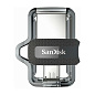 USB-флешка SanDisk Ultra Dual Drive m3.0 32 ГБ (USB 3.0 (MicroUSB)) чёрный