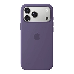 Клип-кейс (накладка) Silicone Case MagSafe для Apple iPhone 17 Pro силикон, тёмно-фиолетовый