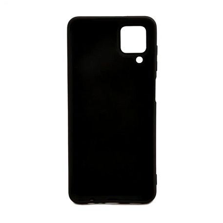Клип-кейс (накладка) для Samsung Galaxy A12 / M12 силикон, чёрный - 2