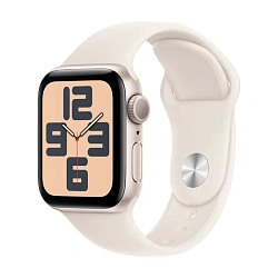 Умные часы Apple Watch SE (2024) 40mm GPS (Уценка) Starlight Aluminium Case Starlight Sport Band S/M