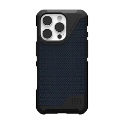 Клип-кейс (накладка) UAG Metropolis LT Magsafe для Apple iPhone 16 Pro Max полиуретан, ткань, кевлар (арамид), тёмно-синий