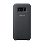 Клип-кейс (накладка) Silicone cover для Samsung Galaxy S8 силикон, чёрный