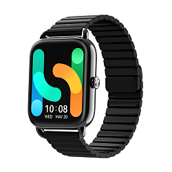 Умные часы Xiaomi Haylou RS4 Plus Serial чёрный (чёрный ремешок)