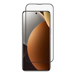 Защитное стекло 3D Premium для Xiaomi Redmi Note 15 Pro 5G, черная рамка