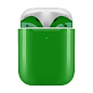 Беспроводные наушники Apple AirPods 2 с зарядным футляром зелёный