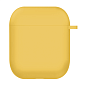Кобура Silicon Protection Case для Apple AirPods 2018 / 2019 силикон, жёлтый