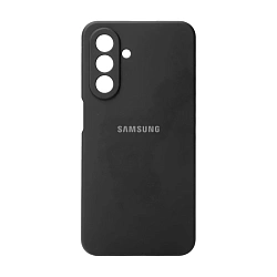Клип-кейс (накладка) Silicone cover закрытый для Samsung Galaxy A17 / A26 силикон, чёрный