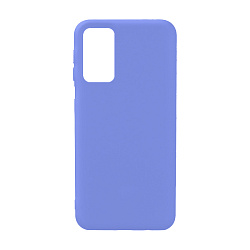 Клип-кейс (накладка) Silicone cover (без лого) для Xiaomi Redmi Note 10 / Redmi Note 10s силикон, васильковый