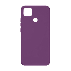 Клип-кейс (накладка) Silicone cover (без лого) для Xiaomi Redmi 9C силикон, сливовый